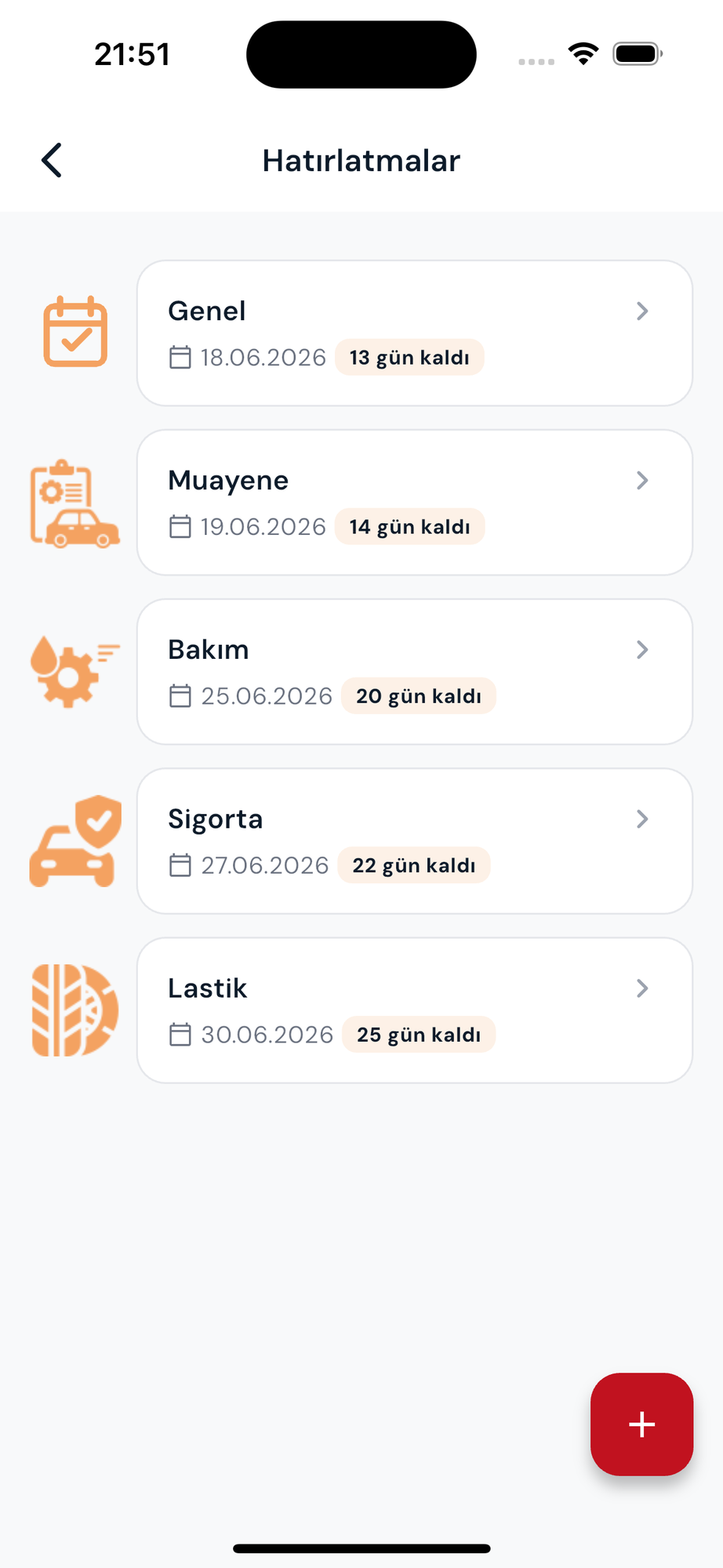 Hatırlatmalar