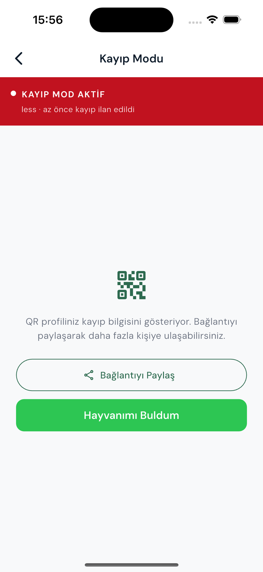 Kayıp Mod Aktif