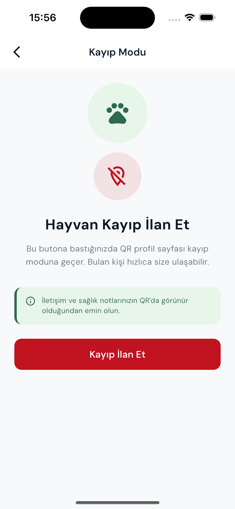 Kayıp İlan Et